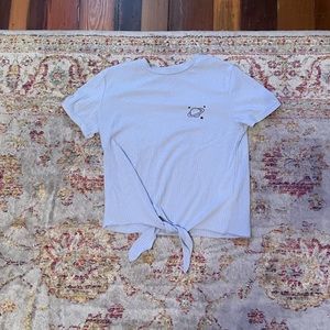 Blue Space Knot Shirt